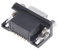 a-df-09-akg-t1 ASSMANN WSW A-DF 9 Way Right Angle Through Hole D-sub Connector Socket, 2.77mm Pitch, with 4-40 UNC Screwlocks