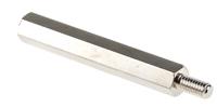 806-6749 RS PRO Standoff, M4 x M4 Thread, 45mm Body, Brass, Male/Female, 8mm Stud