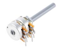 27esb104mmf50n TE Connectivity 27 100kΩ Rotary Potentiometer 2-Gang Panel Mount, 27ESB104MMF50N