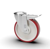 631-174 RS PRO Swivel Castor Wheel, 120kg Capacity, 80mm Wheel
