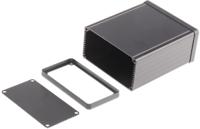 1455n1201bk Hammond 1455 Series Black Aluminium Enclosure, IP54, Black Lid, 120 x 103 x 53mm