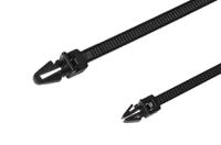 126-00329-t30rsf-pa66hs-bk HellermannTyton Cable Tie, Releasable, 158mm x 3.6 mm, Black PA 6.6 Heatstabilised, Pk-500