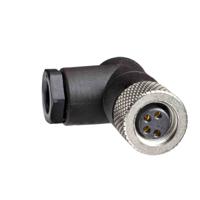 xzcc8fcm40s Telemecanique Sensors Circular Connector, 4 Contacts, Cable, M8 Connector, Socket, Female, IP67, XZCC Series