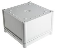 pc-1919-13-g-enclosure Fibox SOLID PC Series Grey Polycarbonate Enclosure, IP67, Grey Lid, 188 x 188 x 130mm