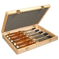 2-16-217 Stanley 5 Piece Carbon Steel Wood Chisel Set, 340mm Length, 6 mm, 10 mm, 15 mm, 20 mm, 25 mm Blade Width