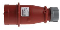 742 MENNEKES, AM-TOP IP44 Red Cable Mount 7P Industrial Power Plug, Rated At 16A, 400 V