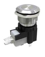 175-8049 RS PRO Push Button Switch, Momentary, Panel Mount, 22.2mm Cutout, SPST, 250 / 125V ac, IP67