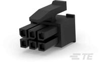 794617-6 TE Connectivity, Micro MATE-N-LOK Female PCB Connector Housing, 3mm Pitch, 6 Way, 2 Row
