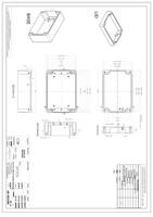 190-1864 RS PRO Grey Aluminium Enclosure, IP66, IK09, Grey Lid, 200 x 140 x 90mm