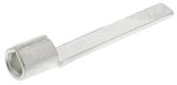 208-2694 RS PRO Uninsulated Crimp Blade Terminal 18mm Blade Length, 1.5mm² to 2.5mm², 16AWG to 14AWG