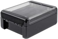 96023224-b-141306-pc-v0-g-7024 Bopla Bocube Series Graphite Grey Polycarbonate V0 Enclosure, IP66, IP68, IK07, Transparent Lid, 151 x 125 x 60mm