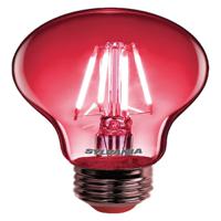 86307 Sylvania E27 LED Bulbs 4 W, Red, Pear shape