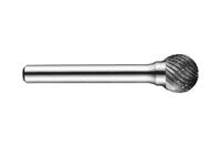 p80740x30 Dormer P807 Series Ball Burr, 4.0mm Capacity, Carbide Blade