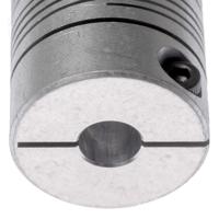 707252828 Huco Beam Coupling, 25mm Outside Diameter, 8mm Bore, 38.1mm Length Coupler