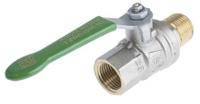 141-7715 RS PRO Brass Full Bore, 2 Way, Ball Valve, Threaded, BSPP 1/2in