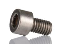 227-6906 RS PRO Titanium Alloy Hex Socket Cap Screw, DIN 912, M6 x 10mm