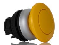 216718-m22-dp-y Eaton RMQ Titan M22 Series Yellow Momentary Push Button Head, 22mm Cutout, IP67