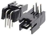 df11-4dp-2ds24 Hirose DF11 Series Right Angle Through Hole PCB Header, 4 Contact(s), 2 mm Pitch, 2 Row, Shrouded