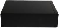 188-1267 RS PRO Black Extruded Aluminium Heat Sink Case, IP40, Black Lid, 200 x 300 x 86mm