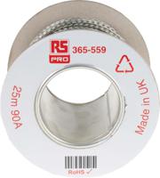 365-559 RS PRO Braided Wire, 24 x 12 x 0.20 mm, 25m, 90 A, BS4109