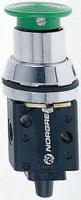 03036802rs Norgren Push Button 3/2 Pneumatic Manual Control Valve 03 Series, G 1/8, 1/8in, III B