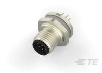 t4140012081-000 TE Connectivity Circular Connector, 8 Contacts, Rear, M12 Connector, Plug, Male, IP67, M12 Series