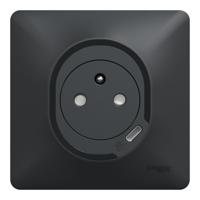 s340089 Schneider Electric Anthracite, 1 Gang, Ovalis C Series