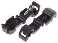 125-1943 RS PRO Tap Splice Connector, Black, Insulated 26 → 24