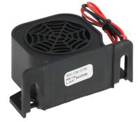 235-360 RS PRO Universal Electronic Sounder, 12 → 80 V dc, 107dB at 1 m, DC, Single-Tone