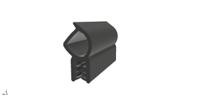175-2580 RS PRO Black EPDM  Edging Strip, 20m