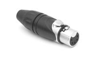 ax5f Amphenol Industrial Cable Mount XLR Connector, Female, IP40, 133 V, 5 Way, Silver Plating