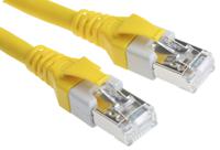 09474747023 HARTING, 20m Cat5e, Yellow RJ45 to Male RJ45 Male, SF/UTP Shielded, Terminated PUR Sheath