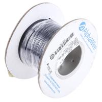 6714-bk005 Alpha Wire Ecogen Ecowire Series Black 0.52 mm² Hook Up Wire, 20 AWG, 10/0.25 mm, 30m, MPPE Insulation, 6714 BK005