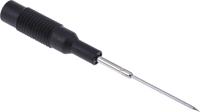 973601100 Hirschmann Fixed Test Probe, 1mm Tip, 30 V ac, 60V dc, 4mm Socket