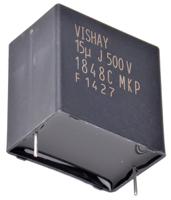 mkp1848c61550jk2 Vishay MKP1848C DC-Link Polypropylene Film Capacitor, 500V dc, ±5%, 15μF, Through Hole