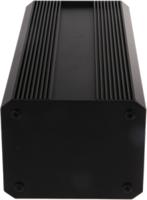 188-1271 RS PRO Black Extruded Aluminium Heat Sink Case, IP40, Black Lid, 300 x 100 x 130mm
