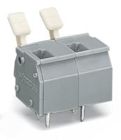 255-606333-000 WAGO 255 Series PCB Connector, 6-Contact, 10/10.16mm Pitch, Through Hole Mount, 1-Row, Cage Clamp Termination