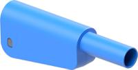 662023-23 Staubli Blue Plug Test Plug, Solder Termination, 32A, 1kV, Gold Plating