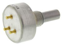 157b202mx9001 Vishay 157 2kΩ Rotary Potentiometer 1-Gang Panel Mount, 157B202MX9001