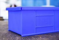 484-4028 RS PRO PP Storage Bin, 167mm x 101mm x 76mm, Blue