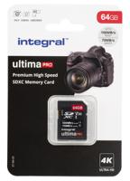 insdx64g-10070v30 Integral Memory 64 GB SDXC SD Card, Class 10, UHS-1 U3