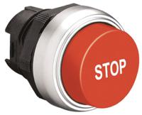 lpcb2134 Lovato Platinum Series Red Spring Return Push Button Head, 22mm Cutout, IP66, IP67, IP69K