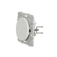 s525206 Schneider Electric White Push Button Light Switch, 1 Gang, Odace