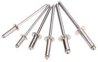 529-176 Mapa Plain Steel Blind Rivet Set, 1600 pieces