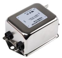 fn2080-3-06 Schaffner, FN2080 3A 250 V ac/dc 400Hz, Chassis Mount EMI Filter, Fast-On, Single Phase
