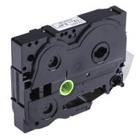 tzen231 Brother Black on White Label Printer Tape, 8 m Length, 12 mm Width