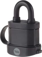 y222b351223 Yale Padlock Weatherproof Steel Padlock, Keyed Alike, 5mm Shackle, 40mm Body