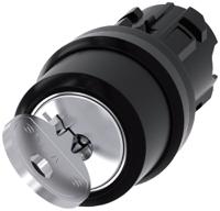 3su1000-4cf01-0aa0 Siemens SIRIUS ACT 3SU10 2-position Key Switch Head, Latching, 22mm Cutout