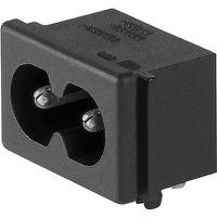 43000104 Schurter C8 IEC Connector Male, 2.5A, 250 V