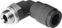 qsl-v0-g38-12 Festo Elbow Threaded Adaptor, G 3/8 Male to Push In 12 mm, Threaded-to-Tube Connection Style, 186333